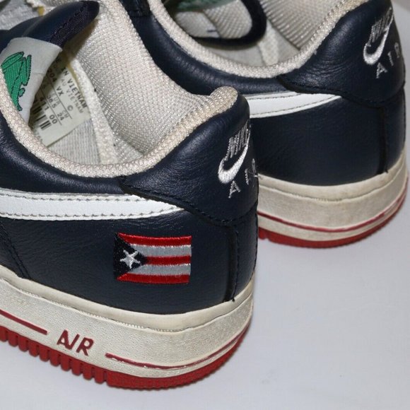 NIKE AIR FORCE 1 PUERTO RICO SHOES - YOUTH SIZE 6Y - Picture 12 of 16
